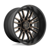 Fuel - D762 CLASH - Black - MATTE BLACK DOUBLE DARK TINT - 22" x 12", -44 Offset, 8x170 (Bolt Pattern), 125.1mm HUB