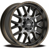 KranK Off-road - Fuse - Bronze - Bronze Dark Tint W-Gloss Black Barrel - 22" x 10", -18 Offset, 6x135, 139.7 (Bolt Pattern), 108mm HUB