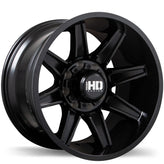 Fast HD - HAVOK - Black - Satin Black - 20" x 12", -44 Offset, 8x180 (Bolt Pattern), 124.4mm HUB