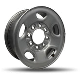 DTD - Steel - Take-Off - Grey - Grey - 16" x 6.5", 30 Offset, 8x165.1 (Bolt Pattern), 117mm HUB