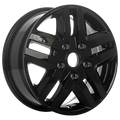 ART - Replica 217 - Black - Gloss Black - 16" x 6.5", 61 Offset, 5x130 (Bolt Pattern), 78.1mm HUB