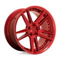 Asanti Black - ABL-33 REIGN - CANDY RED - 20" x 9", 35 Offset, 5x112 (Bolt Pattern), 72.6mm HUB