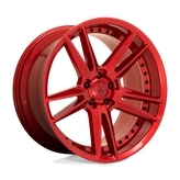 Asanti Black - ABL-33 REIGN - CANDY RED - 20" x 9", 35 Offset, 5x112 (Bolt Pattern), 72.6mm HUB