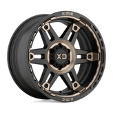 XD Series - XD840 SPY II - Black - Satin Black Dark Tint - 20" x 10", -18 Offset, 8x170 (Bolt Pattern), 125.1mm HUB