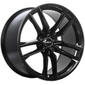 ART - Replica 202 - Black - Gloss Black - 21" x 11", 38 Offset, 5x112 (Bolt Pattern), 66.6mm HUB