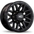 Fast HD - Menace - Black - Gloss Black - 17" x 8", 15 Offset, 8x165.1 (Bolt Pattern), 121.1mm HUB