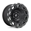 Fuel - D686 VENGEANCE - Black - MATTE BLACK DOUBLE DARK TINT - 20" x 10", -18 Offset, 6x135 (Bolt Pattern), 87.1mm HUB