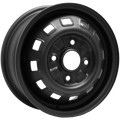 Envy Wheels - Steel Wheel - Black - FLAT BLACK - 16" x 6.5", 45 Offset, 4x108 (Bolt Pattern), 63.4mm HUB