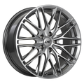 Dai Alloys - Craze - Gunmetal - Gunmetal Reflex - 16" x 7", 40 Offset, 5x114.3 (Bolt Pattern), 67.1mm HUB