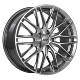 Dai Alloys - Craze - Gunmetal - Gunmetal Reflex - 16" x 7", 40 Offset, 5x114.3 (Bolt Pattern), 67.1mm HUB