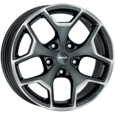 Mak Wheels - LIBERTY - Gunmetal - GUN MET-MIRROR FACE - 17" x 7.5", 39 Offset, 5x110 (Bolt Pattern), 65.1mm HUB