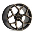 OE Creations - PR126 - Bronze - BLACK/BRONZE - 20" x 10", 35 Offset, 5x120 (Bolt Pattern), 67.1mm HUB