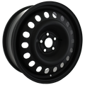 Envy Wheels - NX4 STEEL WHEEL - Black - FLAT BLACK - 17" x 6.5", 44 Offset, 5x100 (Bolt Pattern), 56.1mm HUB