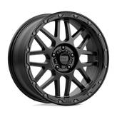 KMC Wheels - KM535 GRENADE OFF-ROAD - Black - MATTE BLACK - 20" x 9", 18 Offset, 5x150 (Bolt Pattern), 110.1mm HUB