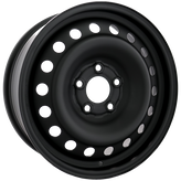 Envy Wheels - NX4 STEEL WHEEL - Black - FLAT BLACK - 17" x 6.5", 50 Offset, 5x112 (Bolt Pattern), 66.6mm HUB