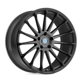 Beyern - AVIATIC - Gunmetal - Matte Gunmetal with Gloss Black Lip - 20" x 10", 35 Offset, 5x120 (Bolt Pattern), 72.6mm HUB