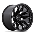 Fuel - D803 FLAME - Black - GLOSS BLACK MILLED - 20" x 12", -44 Offset, 5x127 (Bolt Pattern), 71.5mm HUB