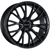 Mak Wheels - MUNCHEN - Black - MATTE BLACK - 19" x 8.5", 18 Offset, 5x120 (Bolt Pattern), 72.6mm HUB