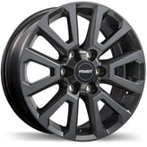 Fast Wheels - Storm II - Gunmetal - Gloss Gunmetal - 20" x 8.5", 35 Offset, 6x139.7 (Bolt Pattern), 77.8mm HUB