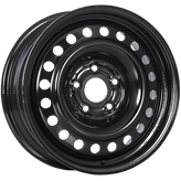 RNB - STEEL WHEEL - Black - Black E-Coating - 16" x 6.5", 40 Offset, 5x114.3 (Bolt Pattern), 64.1mm HUB