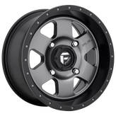 Fuel - D619 PODIUM - Gunmetal - MATTE GUN METAL BLACK BEAD RING - 18" x 9", 19 Offset, 6x139.7 (Bolt Pattern), 106.1mm HUB