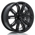 RTX Wheels - Black Widow - Black - Satin Black - 17" x 7.5", 40 Offset, 5x100 (Bolt Pattern), 73.1mm HUB