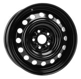 DTD - Steel - Black - Black - 15" x 6", 33 Offset, 5x100 (Bolt Pattern), 54.1mm HUB