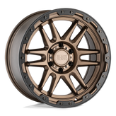 Black Rhino - APACHE - Bronze - MATTE BRONZE WITH BLACK RING & BLACK BOLTS - 17" x 8.5", 0 Offset, 6x135 (Bolt Pattern), 87.1mm HUB