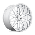 US Mag - U140 SANTA CRUZ - Chrome - CHROME - 22" x 10.5", 0 Offset, 5x127 (Bolt Pattern), 78.1mm HUB