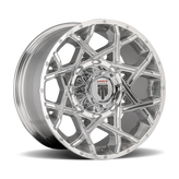 American Truxx - GRIDLOCK - Chrome - POLISHED/BEADLOCK - 20" x 12", -44 Offset, 5x127, 139.7 (Bolt Pattern), 78.1mm HUB