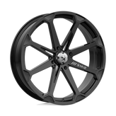 MSA Offroad Wheels - M12 DIESEL - Black - GLOSS BLACK - 22" x 7", 10 Offset, 4x137 (Bolt Pattern), 112.1mm HUB