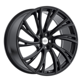 Redbourne Wheels - NOBLE - Black - DOUBLE BLACK - MATTE BLACK W/ GLOSS BLACK FACE - 22" x 10", 37 Offset, 5x120 (Bolt Pattern), 72.56mm HUB