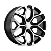 OE Creations - PR176 - Black - GLOSS BLACK MACHINED - 28" x 10", 31 Offset, 6x139.7 (Bolt Pattern), 78.1mm HUB