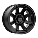 KMC Wheels - KM723 TRAIL - Black - SATIN BLACK - 17" x 9", -12 Offset, 6x139.7 (Bolt Pattern), 106.1mm HUB