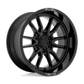 Fuel - D760 CLASH - Black - GLOSS BLACK - 17" x 9", -12 Offset, 6x135 (Bolt Pattern), 87.1mm HUB