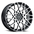 Vision Wheel Street Designs - 474 RECOIL - Black - Gloss Black Machined Face - 20" x 8.5", 35 Offset, 5x112 (Bolt Pattern), 73.1mm HUB