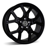 RSSW - Faith - Black - Matte black - 18" x 8", 42 Offset, 5x108 (Bolt Pattern), 63.4mm HUB