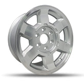 DTD - Replica - Silver - Silver - 16" x 7", 31 Offset, 6x139.7 (Bolt Pattern), 78.1mm HUB