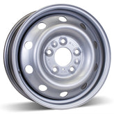 RSSW - Steel - Silver - Silver - 16" x 6", 68 Offset, 5x130 (Bolt Pattern), 78.1mm HUB