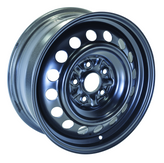 RTX Wheels - Steel Wheel - Black - Black - 16" x 6.5", 40 Offset, 5x114.3 (Bolt Pattern), 60.1mm HUB