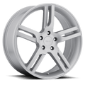 Helo - HE885 - Silver - Silver - 20" x 8.5", 38 Offset, 5x115 (Bolt Pattern), 72.6mm HUB