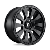 Fuel - D630 TACTIC - Black - MATTE BLACK - 20" x 9", 20 Offset, 6x139.7 (Bolt Pattern), 108mm HUB