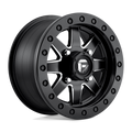 Fuel UTV - D938 MAVERICK BEADLOCK - Black - MATTE BLACK MILLED - 14" x 7", 38 Offset, 4x137 (Bolt Pattern), 110.1mm HUB