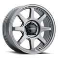 Vision Wheel Off-Road - 351 FLOW - Grey - Satin Grey - 17" x 8", 30 Offset, 5x110 (Bolt Pattern), 72.1mm HUB