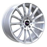 Euro Design - Sacco - Silver - Silver - 19" x 8", 30 Offset, 5x112 (Bolt Pattern), 66.6mm HUB