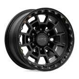 KMC Wheels - KM718 SUMMIT - Black - SATIN BLACK - 17" x 8.5", 0 Offset, 6x139.7 (Bolt Pattern), 106.1mm HUB