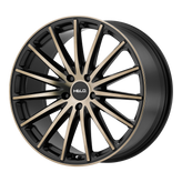 Helo - HE894 - Black - SATIN BLACK DARK TINT - 18" x 8", 38 Offset, 5x112 (Bolt Pattern), 66.56mm HUB