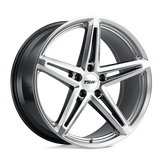 TSW Wheels - MOLTENO - Silver - Hyper Silver - 19" x 9.5", 40 Offset, 5x120 (Bolt Pattern), 76.1mm HUB