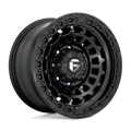 Fuel - D633 ZEPHYR - Black - MATTE BLACK - 17" x 9", -12 Offset, 8x165.1 (Bolt Pattern), 125.1mm HUB