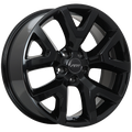 ART - Replica 105 - Black - Gloss Black - 17" x 7.5", 31 Offset, 5x110 (Bolt Pattern), 65.1mm HUB